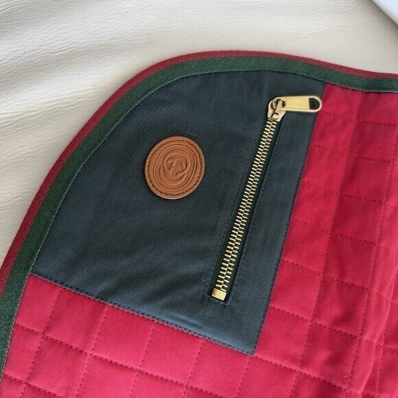 NWT Gucci | Red Quilted GG Interlocking Drill Pet Coat Jacket 100% Cotton XXS - Picture 3 of 8